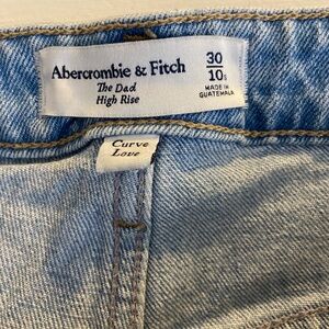 Abercrombie & Fitch curve love dad jeans